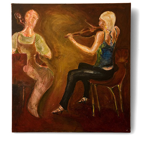 Half Quartet, painting by Sam Golding